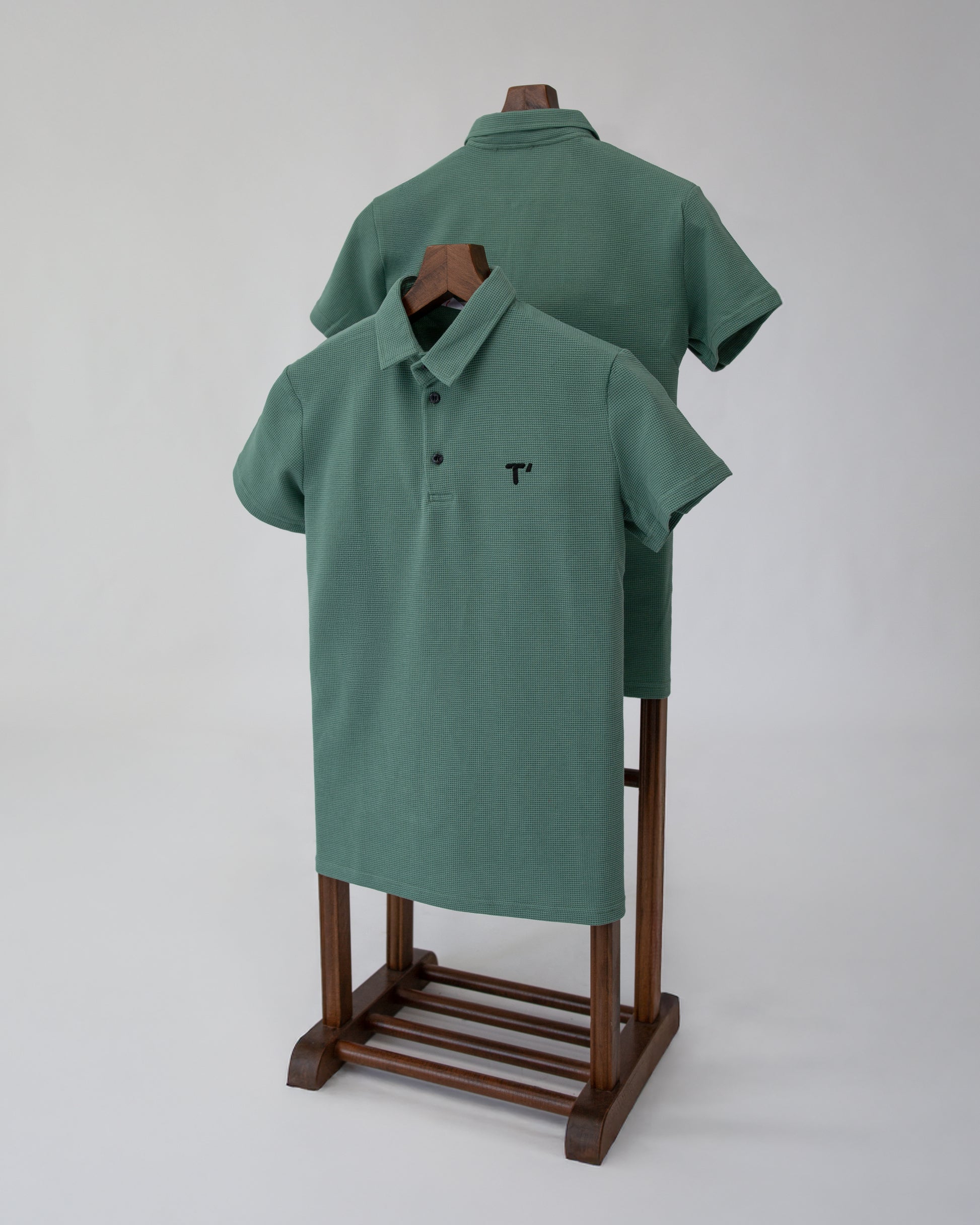 T’omves Yosun Yeşil Polo Yaka T-Shirt