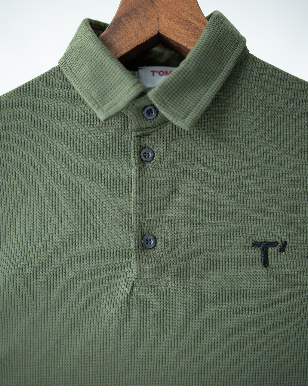 T’omves Haki Yeşil Polo Yaka T-Shirt