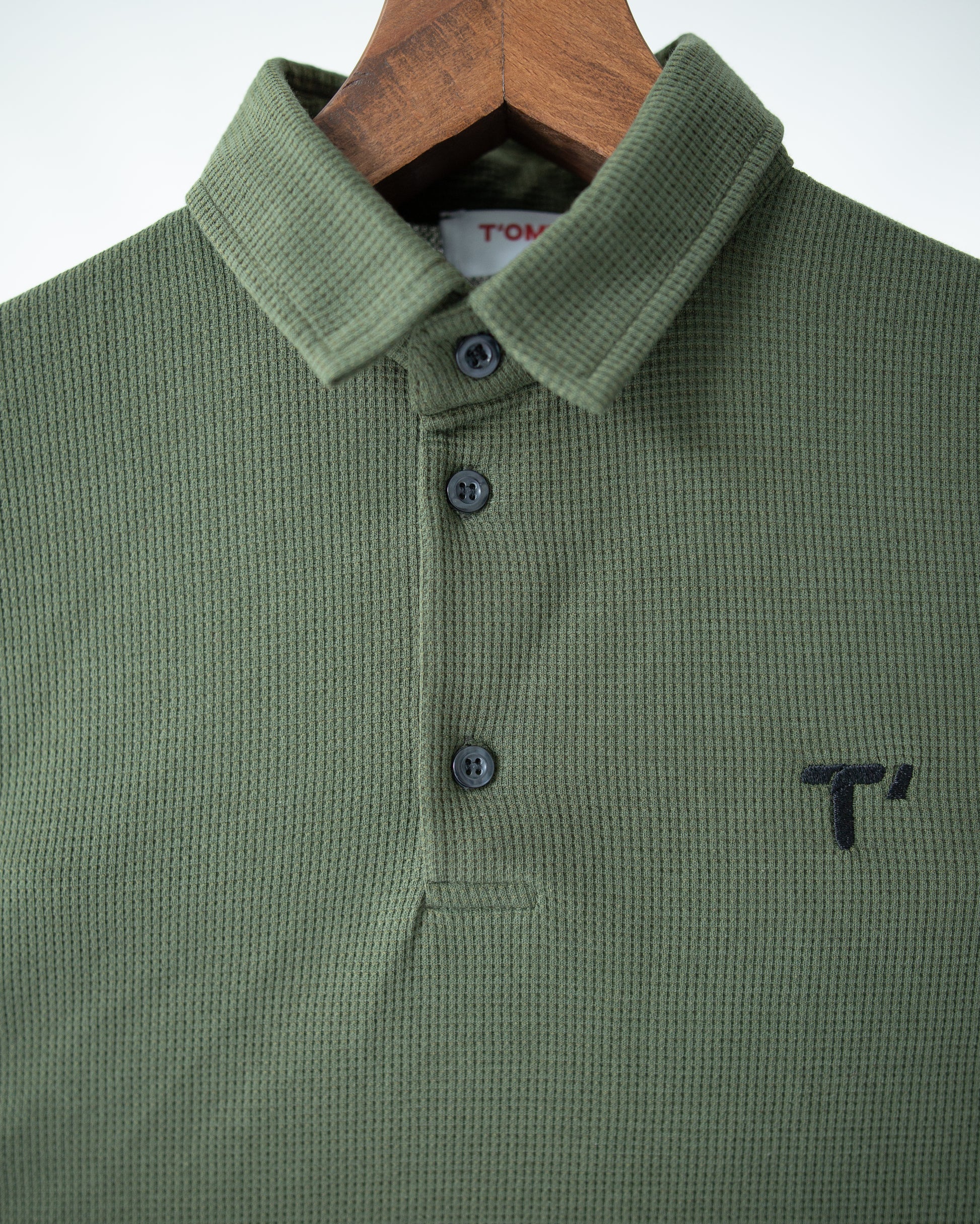 T’omves Haki Yeşil Polo Yaka T-Shirt