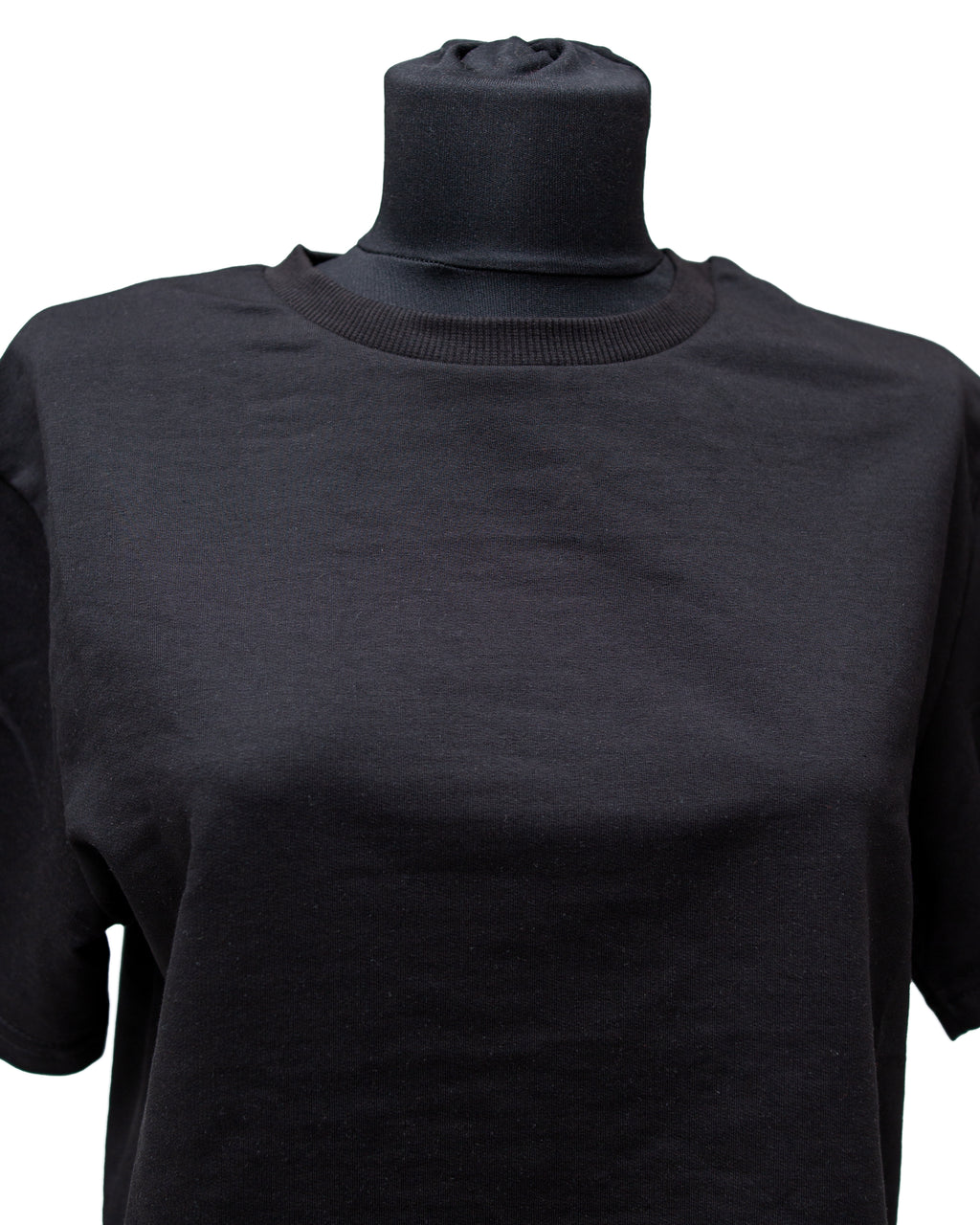 T’OMVES Siyah Oversize Crop T-Shirt